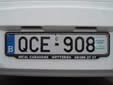 Trailer plate (old style). Q = trailer