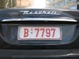 Normal plate (rear, old style)