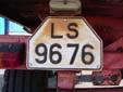 Agricultural and construction vehicle's plate (old style)