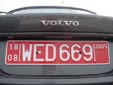 Temporary plate; valid until 18 August 2005