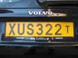 Taxi plate. T = Taxi