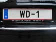 Diplomatic plate<br>WD = Wien Diplomat (Diplomatic Corps in Vienna)<br>Submitted by Harald Schapperer from Germany