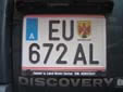 Normal plate. EU = Eisenstadt-Umgebung
