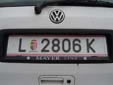 Normal plate (old style). L = Linz