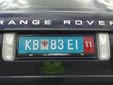 Temporary plate for foreign residents and valid for a maximum<br>of one year. KB = Kitzbühel. 11 = expires in 2011