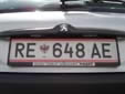Normal plate (old style). RE = Reutte