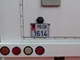 Police vehicle's plate (old style)