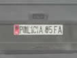 Military police plate (old style)