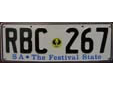 Normal plate (old style)<br>Submitted by Ronald Bart from the Netherlands