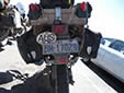 Motorcycle plate