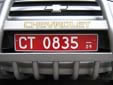 Diplomatic plate (old style), valid until the end of 2009<br>CT = technical staff. 08 = France