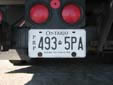 Apportioned plate (inter-state commercial vehicles)<br>PRP = pro-rated power. P = pro-rated