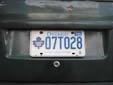 Special interest plate 'Toronto Maple Leafs'