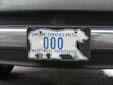 Normal plate (1986 series). This is a sample plate.<br>Real plates have numbers from 1 and up (up to six digits).