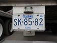 Semi-trailer plate