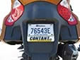 Motorcycle plate