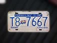 Logging truck plate