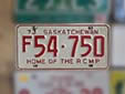 Farm vehicle's plate (1973 series). F = farm