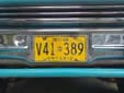 Quarterly truck plate (1968 series). DEC - 68 = valid until December 1968
