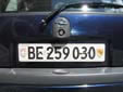 Normal plate (rear, old style). BE = Bern