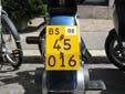 Moped plate. BS = Basel Stadt