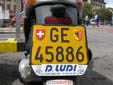 Motorcycle plate (less power). GE = Genève