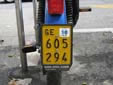 Moped plate. GE = Genève
