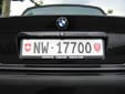 Normal plate (rear). NW = Nidwalden