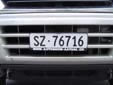 Normal plate (front). SZ = Schwyz
