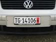 Temporary plate (front); valid until June 2010. TG = Thurgau