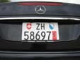Temporary plate (rear); valid until May 2010. ZH = Zürich