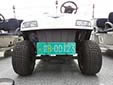 Special vehicle's plate for limited use (airports, parks, etc.)<br>厂内 = factory. 京 = Beijing