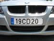 Diplomatic plate (front). CD = Corps Diplomatique / Diplomatic Corps