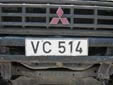 Normal plate (front, old style)