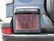 Rental car plate (old style). Z = rental vehicle