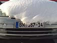 Diplomatic plate for international organizations. BN = Bonn<br>187 = European Astronaut Centre in Cologne