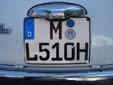 Historical vehicle's plate. H = Historisch (historical). M = München<br>Submitted by Harald Schapperer from Germany