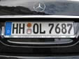 Normal plate. HH = Hansestadt Hamburg