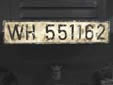 Military plate (during the Nazi regime)<br>WH = Wehrmacht Heer (German Army)<br>Submitted by Harald Schapperer from Germany