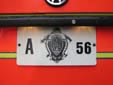 Copenhagen Fire Department's plate. A = Ambulance