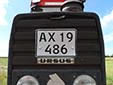 Tractor plate (19 000 - 19 499; old style)