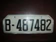 Normal plate (old style). B = Barcelona<br>Submitted by Jordi Velo from Spain