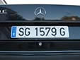 Normal plate (old style). SG = Segovia