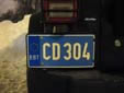 American size diplomatic plate<br>CD = Corps Diplomatique / Diplomatic Corps