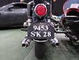 Motorcycle plate (old style). 28 = Eure-et-Loir