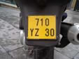 Motorcycle plate. 30 = Gard