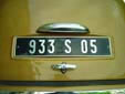 Normal plate (old style). 05 = Hautes-Alpes