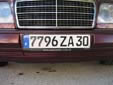 French number on a German style plate (front). 30 = Gard (Nîmes)