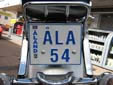 Motorcycle plate. ÅL = Åland