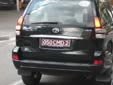 Diplomatic plate (old style). CMD = Chef de<br>Mission Diplomatique / Head of the Diplomatic Mission